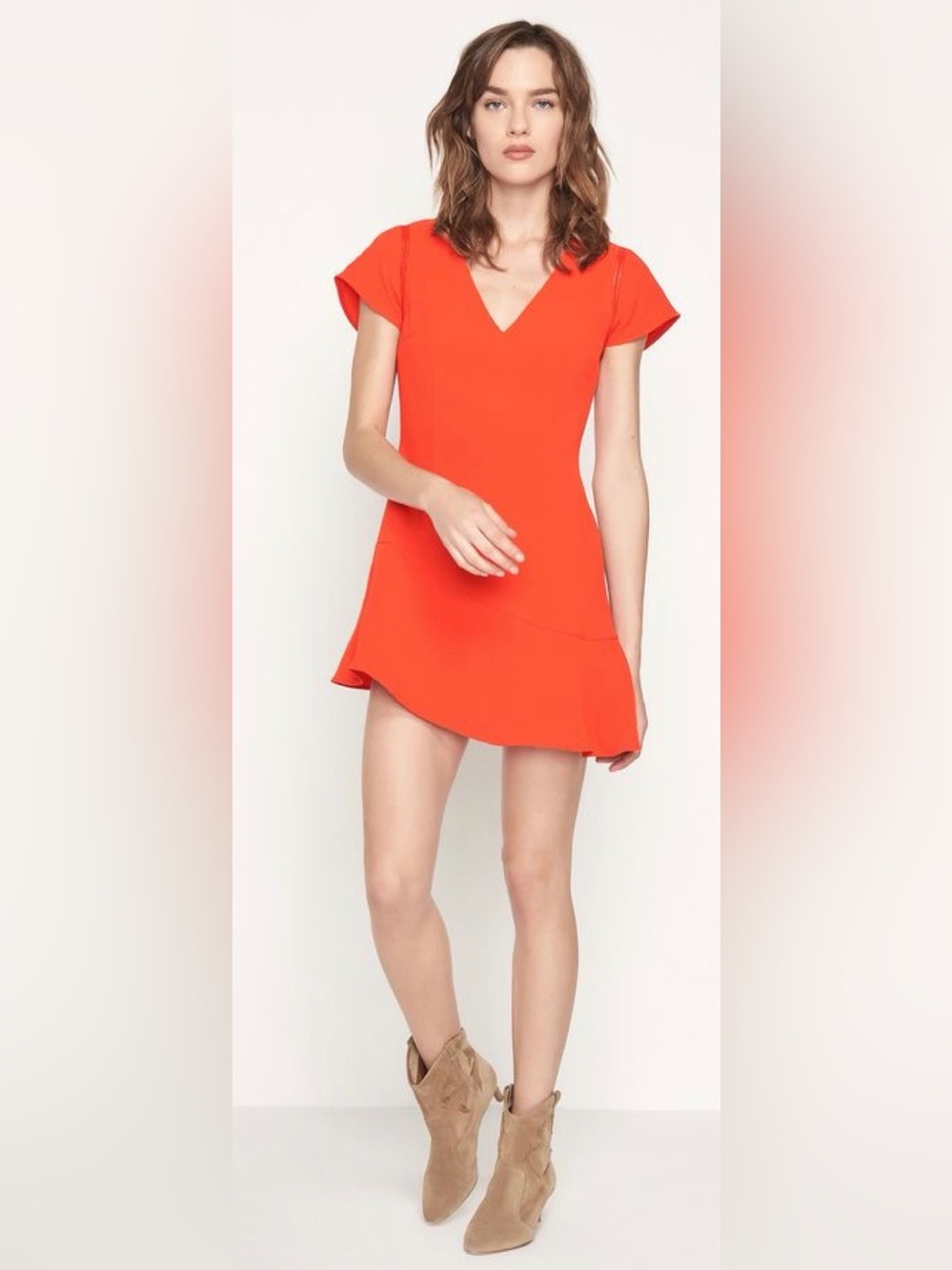 Ba&sh V-Neck Mini Dress